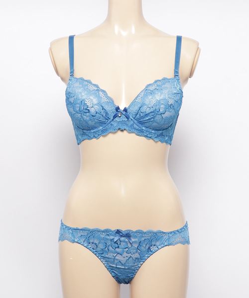 Absorle（アブソール）の「クラシカルヌーディー　ブラ&ショーツ&Tバック3点セット（ブラ&ショーツ・レディース・ブルー/ピンク/パープル/アイボリー/ブラック/レッド/グリーン系その他/フューシャピンク/コーラルピンク・C75/D65/D75/E65/E70/E75/B65/B70/C70/D70/B75/C65/F75/F65/F70）」の14枚目の写真