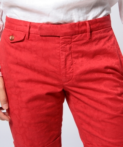 UNITED ARROWS（ユナイテッドアローズ）の「＜INCOTEX＞ FLOWER JACQUARD SHORTS ◆（その他パンツ・メンズ・ベージュ/レッド/ライム・46/48/50/44）」の7枚目の写真