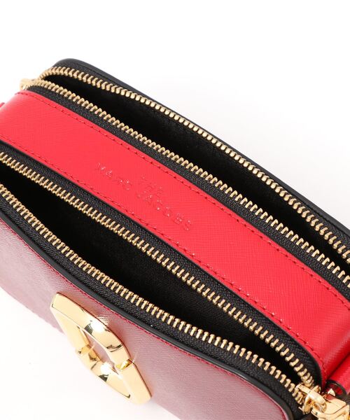 美品　マークジェイコブス　カメラバッグ　ショルダー　スマホ　スナップショット　赤 ラスト1個 MARC JACOBS スナップショット カメラバッグ ブラック