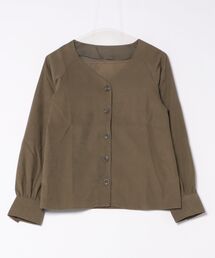 STONE  コーデュロイシャツ オリーブグリーン 60s 米軍 U.S.ARMY コットンサテン ユーティリティシャツ