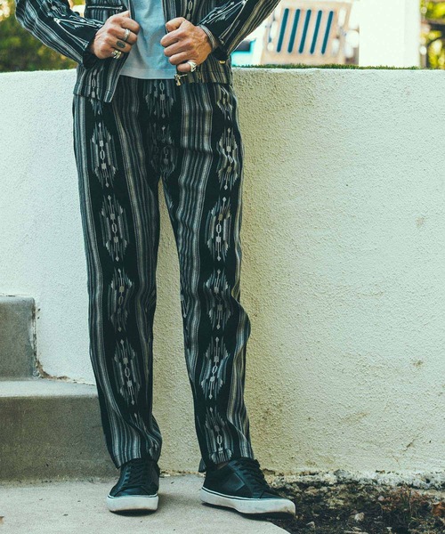 2tack Pants その他パンツ Jacquard Native 2tack パンツ その他パンツ セール Crimie クライミー のファッション