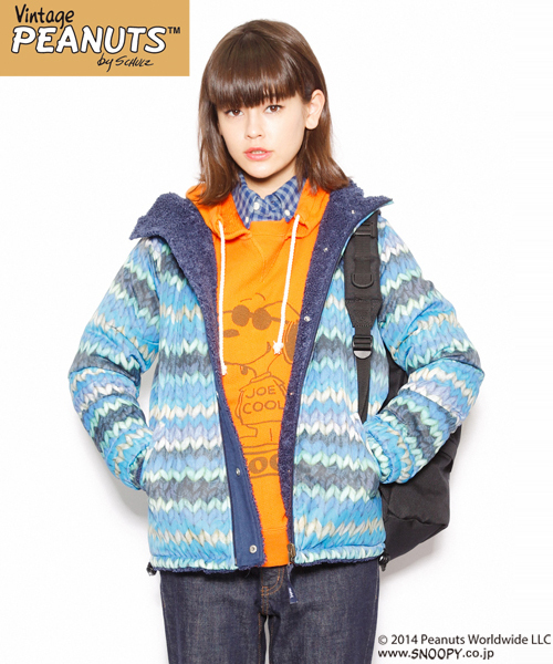 SNOOPY（スヌーピー）の「【スヌーピー】 SNOOPY SWEAT PULLOVER（パーカー・レディース・ホワイト/ブラック/アッシュ/オレンジ・1/2）」の6枚目の写真