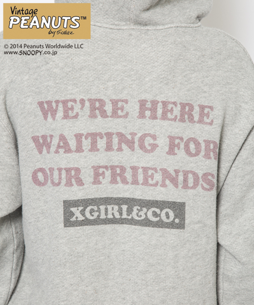 SNOOPY（スヌーピー）の「【スヌーピー】 SNOOPY SWEAT PULLOVER（パーカー・レディース・ホワイト/ブラック/アッシュ/オレンジ・1/2）」の11枚目の写真