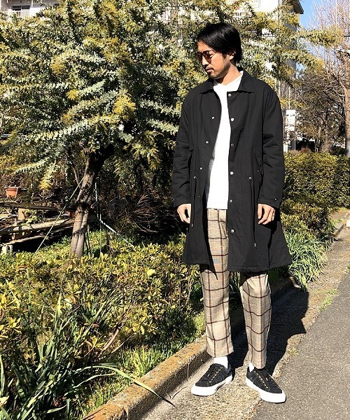 UP START（アップスタート）の「ギマコットンVネックニット（ニット/セーター・メンズ・ブラック/オフホワイト/ベージュ・MEDIUM/LARGE）」の14枚目の写真