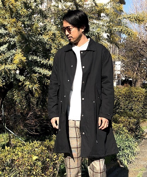 UP START（アップスタート）の「ギマコットンVネックニット（ニット/セーター・メンズ・ブラック/オフホワイト/ベージュ・MEDIUM/LARGE）」の11枚目の写真