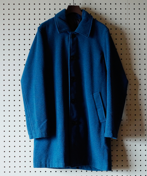 hardcover(ハードカバー)の「B.I.D./メルトンWOOLコート(ステンカラーコート・レディース・ブラック/グレー/グリーン/ネイビー/キャメル・LARGE/MEDIUM)」の19枚目の写真