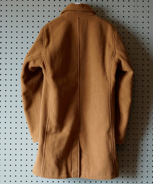 hardcover(ハードカバー)の「B.I.D./メルトンWOOLコート(ステンカラーコート・レディース・ブラック/グレー/グリーン/ネイビー/キャメル・LARGE/MEDIUM)」の13枚目の写真