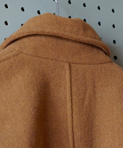 hardcover(ハードカバー)の「B.I.D./メルトンWOOLコート(ステンカラーコート・レディース・ブラック/グレー/グリーン/ネイビー/キャメル・LARGE/MEDIUM)」の14枚目の写真