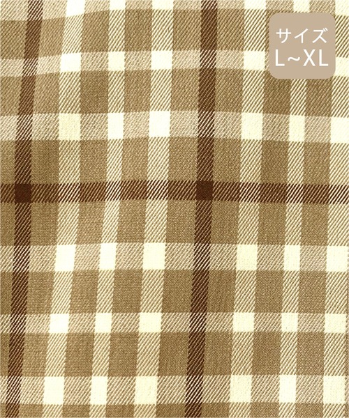 apres jour mignon(アプレジュールミニョン)の「【大きいサイズ】チェックアソートナロースカート【ZOZOTOWN限定アイテム】(スカート・レディース・ネイビー/ダークブラウン/ベージュ/モカ/ライトベージュ・X-LARGE)」の13枚目の写真