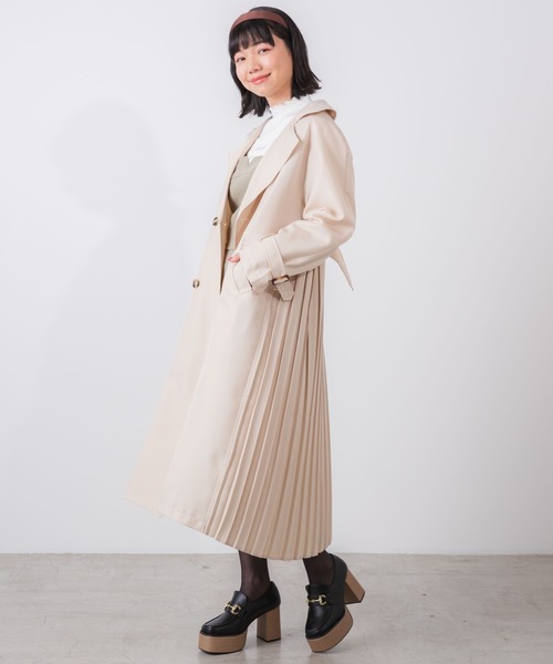 WEGO（ウィゴー）の「WEGO/バックプリーツトレンチコート