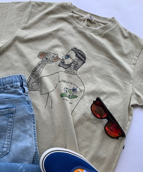 The Endless Summer エンドレスサマー 別注 マリブスターtシャツ Tシャツ カットソー The Endless Summer エンドレスサマー のファッション通販 Zozotown