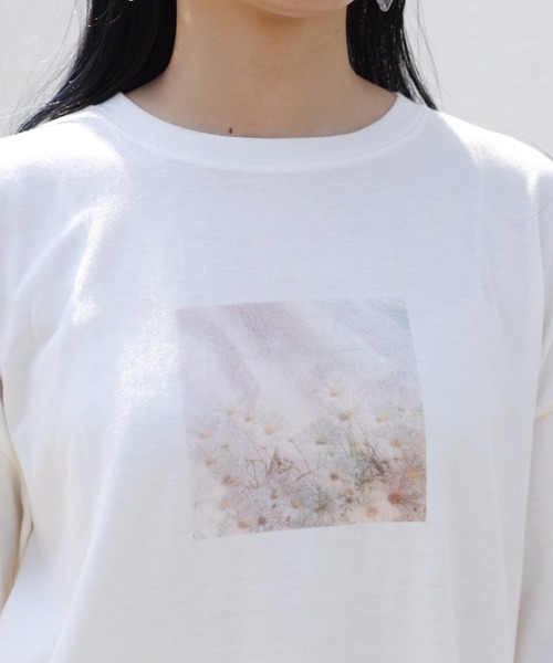 one after another NICE CLAUP（ワンアフターアナザーナイスクラップ）の「転写プリントTシャツ（Tシャツ/カットソー・レディース・オフホワイト/ピンク/ホワイト系その他・FREE）」の22枚目の写真