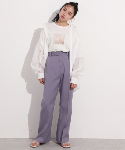 one after another NICE CLAUP（ワンアフターアナザーナイスクラップ）の「転写プリントTシャツ（Tシャツ/カットソー・レディース・オフホワイト/ピンク/ホワイト系その他・FREE）」の17枚目の写真