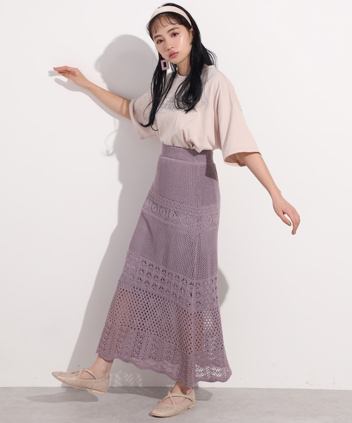 one after another NICE CLAUP（ワンアフターアナザーナイスクラップ）の「転写プリントTシャツ（Tシャツ/カットソー・レディース・オフホワイト/ピンク/ホワイト系その他・FREE）」の6枚目の写真