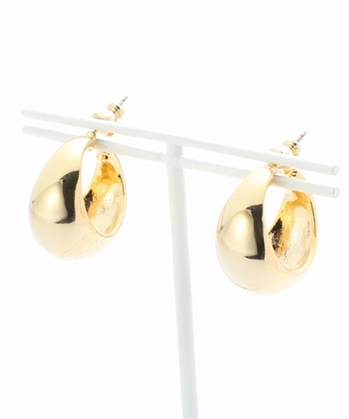 LAPUIS（ラピュイ）の「Lapuis（ラピュイ）Satina ピアス（ピアス（両耳用）・レディース・シルバー/ゴールド・FREE）」の5枚目の写真