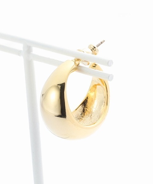 LAPUIS（ラピュイ）の「Lapuis（ラピュイ）Satina ピアス（ピアス（両耳用）・レディース・シルバー/ゴールド・FREE）」の6枚目の写真