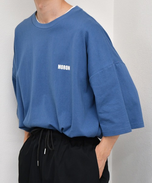 kutir（クティール）の「アソートプリントTシャツ　コラボアイテム（Tシャツ/カットソー・メンズ・その他/パープル/ダークブルー/ライトグリーン/オフホワイト/ホワイト系その他/ホワイト/チャコールグレー/ライトブルー・SMALL/LARGE/MEDIUM）」の11枚目の写真