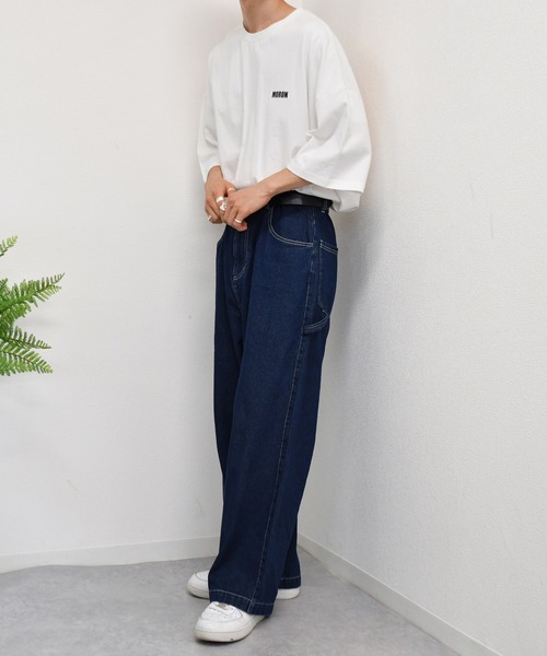 kutir（クティール）の「アソートプリントTシャツ　コラボアイテム（Tシャツ/カットソー・メンズ・その他/パープル/ダークブルー/ライトグリーン/オフホワイト/ホワイト系その他/ホワイト/チャコールグレー/ライトブルー・SMALL/LARGE/MEDIUM）」の14枚目の写真