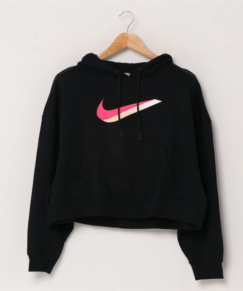 NIKE(ナイキ)の「ナイキ NIKE ウィメンズ アイコン クラッシュ フリース フレンチテリー フーディ(パーカー・レディース・ホワイト/ブラック・S/M/L/XL)」の13枚目の写真