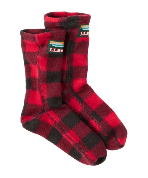 L.L.Bean（エルエルビーン）の「フリース・ソックス（ソックス/靴下・メンズ・ブラック/パープル系その他/エメラルドブルー/グレイッシュブルー/ブラック系その他/レッド系その他/ブラウン系その他/グリーン系その他・X-SMALL/SMALL/MEDIUM/XX-SMALL/LARGE）」の8枚目の写真