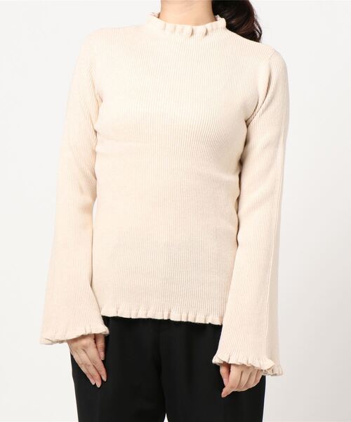 apres jour（アプレジュール）の「フリルハイネックリブニット【ZOZOTOWN限定アイテム】（ニット/セーター・レディース・モカ/ブラック/ベージュ/アイボリー・フリー/X-LARGE）」の21枚目の写真