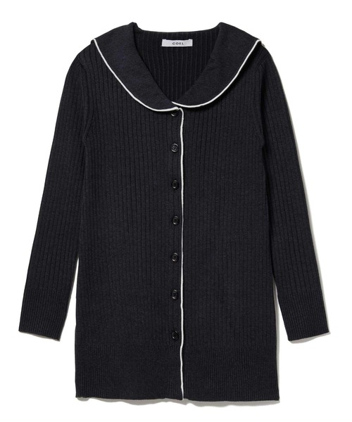COEL（コエル）の「セーラーニットカーディガン（カーディガン/ボレロ  
