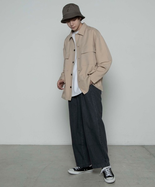 WEGO（ウィゴー）の「WEGO/バルーンデニムパンツ（デニムパンツ・メンズ・ダークインディゴブルー/ブラック系その他/コバルトブルー/キナリ・MEDIUM/LARGE/SMALL）」の15枚目の写真