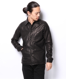 HYSTERIC GLAMOUR | ゴートレザーコーチJK(ブルゾン)