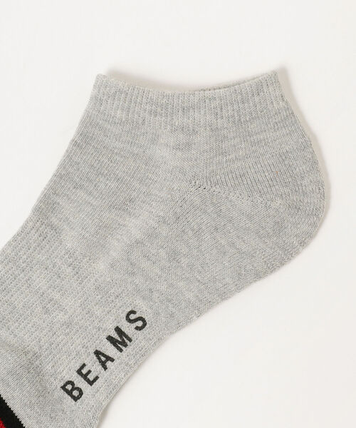 ソックス ソックス 靴下 Beams ビームス のファッション アンクル ソックス 靴下 ライン レッグウェア トウ Beams アンクル