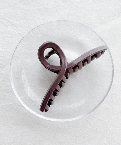 iso（イソ）の「ラウンドヘアクリップ（バレッタ/ヘアクリップ・レディース・その他1/その他2/ブラック/パープル/ピンク/グリーン・FREE）」の4枚目の写真