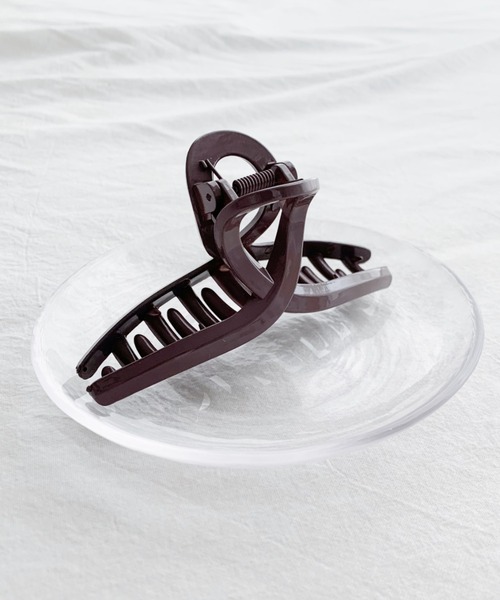 iso（イソ）の「ラウンドヘアクリップ（バレッタ/ヘアクリップ・レディース・その他1/その他2/ブラック/パープル/ピンク/グリーン・FREE）」の9枚目の写真