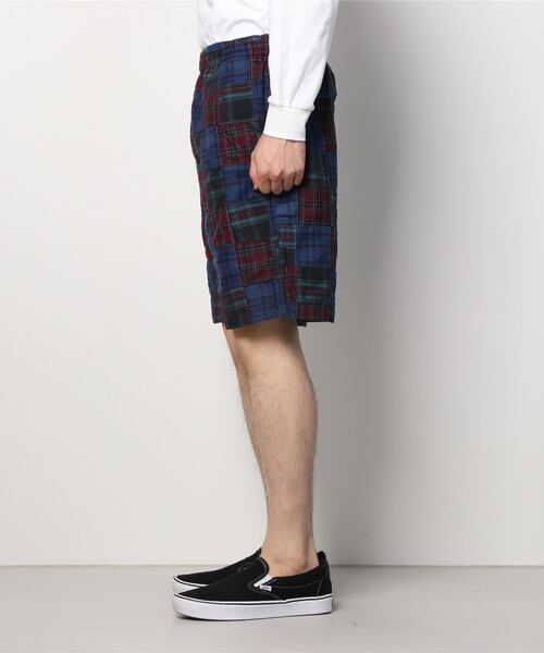 Back Channel（バックチャンネル）の「PATCH WORK EASY SHORTS（その他パンツ・メンズ・レッド/ブルー・SMALL/MEDIUM/LARGE/X-LARGE/XX-LARGE）」の13枚目の写真
