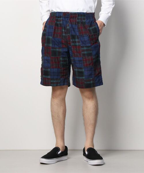 Back Channel（バックチャンネル）の「PATCH WORK EASY SHORTS（その他パンツ・メンズ・レッド/ブルー・SMALL/MEDIUM/LARGE/X-LARGE/XX-LARGE）」の12枚目の写真