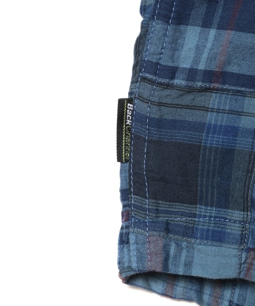 Back Channel（バックチャンネル）の「PATCH WORK EASY SHORTS（その他パンツ・メンズ・レッド/ブルー・SMALL/MEDIUM/LARGE/X-LARGE/XX-LARGE）」の3枚目の写真