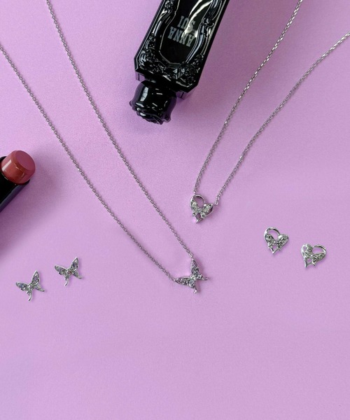 ANNA SUI(アナスイ)の「蝶モチーフ ピアス(ピアス(両耳用)・レディース・パープル・ONE SIZE)」の4枚目の写真