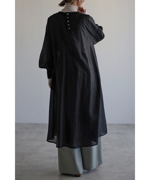 シアーロングワンピース（ワンピース）｜Bonjour Sagan（ボンジュール