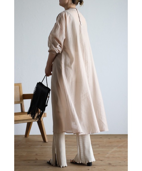 シアーロングワンピース（ワンピース）｜Bonjour Sagan