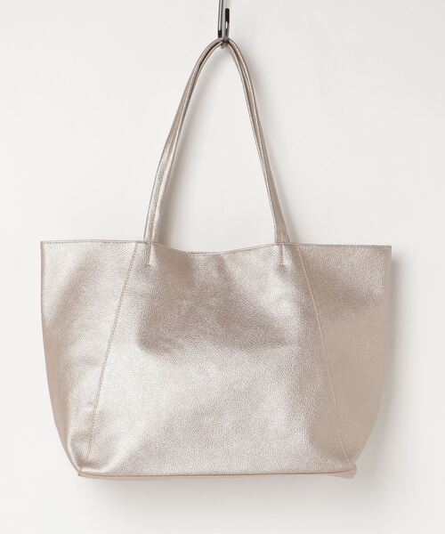 Per sist ence（パーシエンス）の「Per sist ence/パーシエンス　プラティコトートバッグ（トートバッグ・レディース・ライトブルー/ブラック/ベージュ/グレー/シルバー/ゴールド/ライトブラウン/アイボリー/グレイッシュベージュ/ライトグレー/ベージュ系/ダークグレー・FREE）」の12枚目の写真