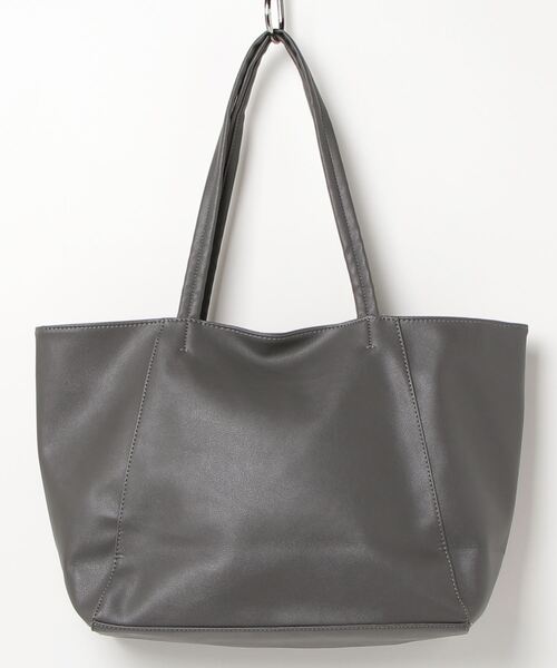 Per sist ence（パーシエンス）の「Per sist ence/パーシエンス　プラティコトートバッグ（トートバッグ・レディース・ライトブルー/ブラック/ベージュ/グレー/シルバー/ゴールド/ライトブラウン/アイボリー/グレイッシュベージュ/ライトグレー/ベージュ系/ダークグレー・FREE）」の6枚目の写真