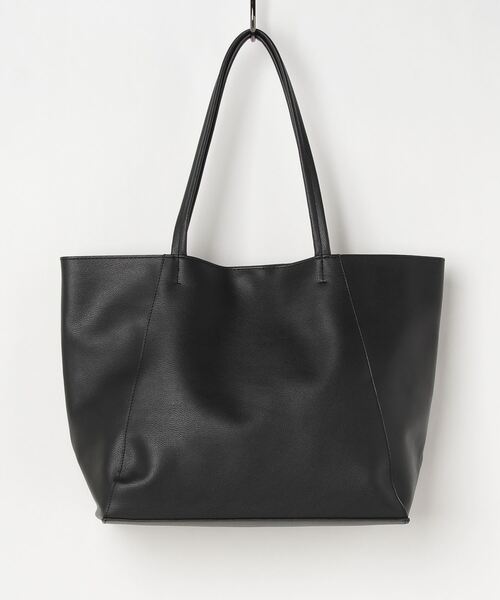 Per sist ence（パーシエンス）の「Per sist ence/パーシエンス　プラティコトートバッグ（トートバッグ・レディース・ライトブルー/ブラック/ベージュ/グレー/シルバー/ゴールド/ライトブラウン/アイボリー/グレイッシュベージュ/ライトグレー/ベージュ系/ダークグレー・FREE）」の3枚目の写真