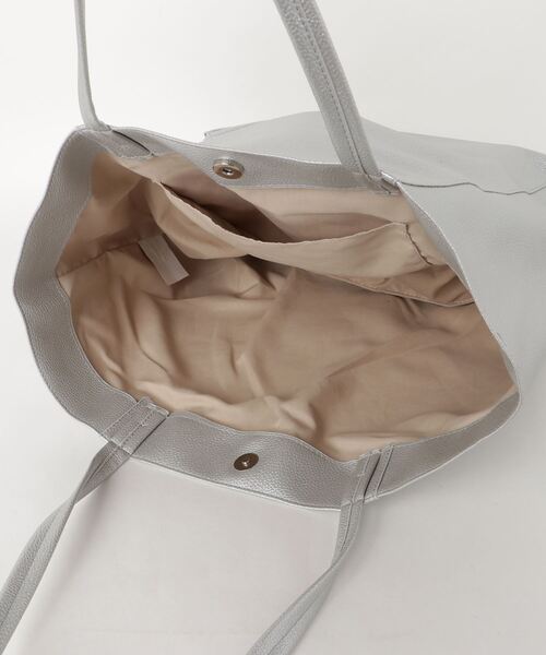 Per sist ence（パーシエンス）の「Per sist ence/パーシエンス　プラティコトートバッグ（トートバッグ・レディース・ライトブルー/ブラック/ベージュ/グレー/シルバー/ゴールド/ライトブラウン/アイボリー/グレイッシュベージュ/ライトグレー/ベージュ系/ダークグレー・FREE）」の14枚目の写真