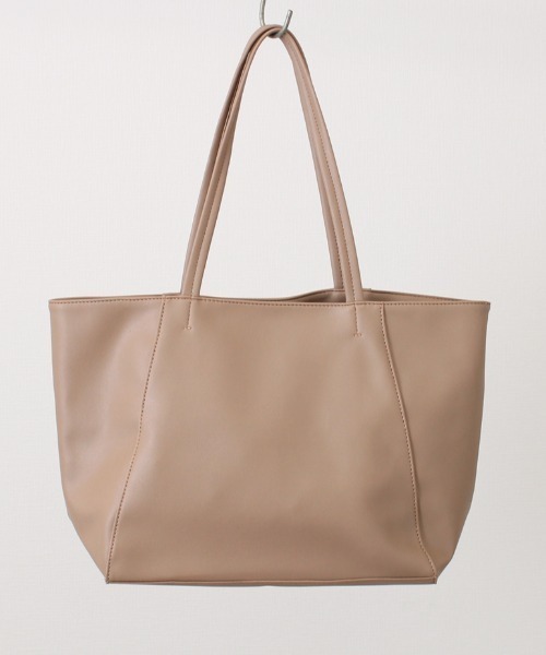 Per sist ence（パーシエンス）の「Per sist ence/パーシエンス　プラティコトートバッグ（トートバッグ・レディース・ライトブルー/ブラック/ベージュ/グレー/シルバー/ゴールド/ライトブラウン/アイボリー/グレイッシュベージュ/ライトグレー/ベージュ系/ダークグレー・FREE）」の9枚目の写真