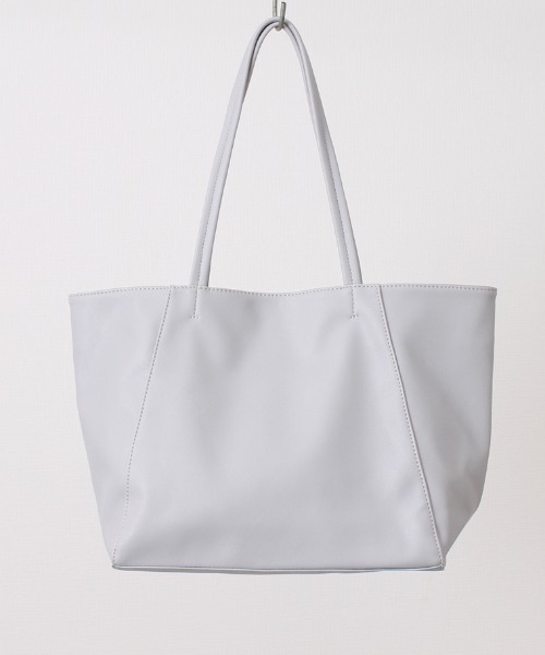 Per sist ence（パーシエンス）の「Per sist ence/パーシエンス　プラティコトートバッグ（トートバッグ・レディース・ライトブルー/ブラック/ベージュ/グレー/シルバー/ゴールド/ライトブラウン/アイボリー/グレイッシュベージュ/ライトグレー/ベージュ系/ダークグレー・FREE）」の4枚目の写真