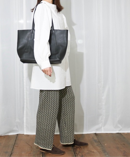 Per sist ence（パーシエンス）の「Per sist ence/パーシエンス　プラティコトートバッグ（トートバッグ・レディース・ライトブルー/ブラック/ベージュ/グレー/シルバー/ゴールド/ライトブラウン/アイボリー/グレイッシュベージュ/ライトグレー/ベージュ系/ダークグレー・FREE）」の16枚目の写真