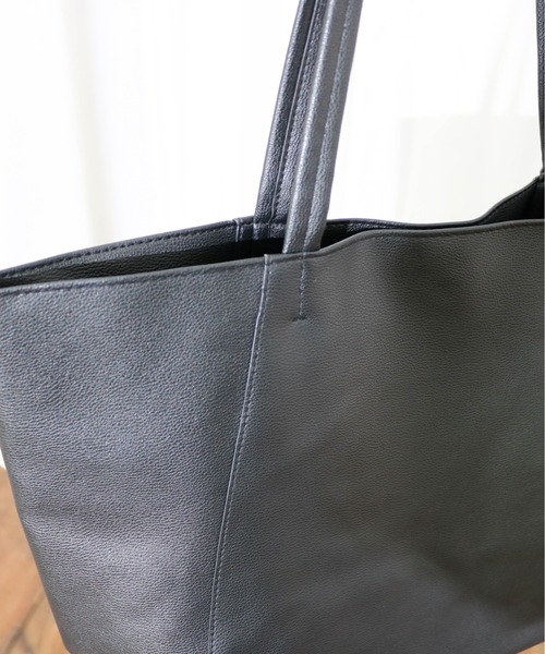 Per sist ence（パーシエンス）の「Per sist ence/パーシエンス　プラティコトートバッグ（トートバッグ・レディース・ライトブルー/ブラック/ベージュ/グレー/シルバー/ゴールド/ライトブラウン/アイボリー/グレイッシュベージュ/ライトグレー/ベージュ系/ダークグレー・FREE）」の19枚目の写真