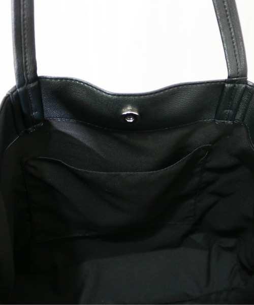 Per sist ence（パーシエンス）の「Per sist ence/パーシエンス　プラティコトートバッグ（トートバッグ・レディース・ライトブルー/ブラック/ベージュ/グレー/シルバー/ゴールド/ライトブラウン/アイボリー/グレイッシュベージュ/ライトグレー/ベージュ系/ダークグレー・FREE）」の20枚目の写真