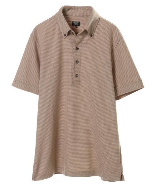 CROWDED CLOSET（クラウデッドクローゼット）の「ハニカム裏ボーダーシャツ（ポロシャツ・メンズ・ブラック/ベージュ/ネイビー/ブラウン・2/4/3）」の20枚目の写真