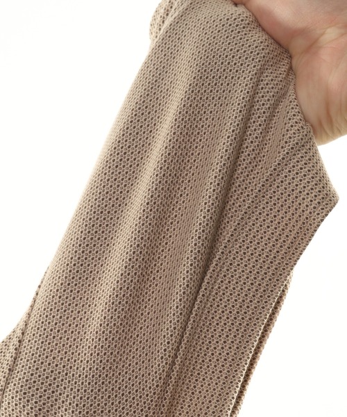 CROWDED CLOSET（クラウデッドクローゼット）の「ハニカム裏ボーダーシャツ（ポロシャツ・メンズ・ブラック/ベージュ/ネイビー/ブラウン・2/4/3）」の11枚目の写真