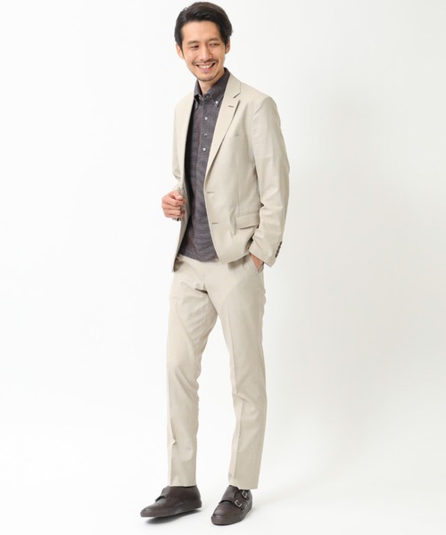 CROWDED CLOSET（クラウデッドクローゼット）の「ハニカム裏ボーダーシャツ（ポロシャツ・メンズ・ブラック/ベージュ/ネイビー/ブラウン・2/4/3）」の7枚目の写真