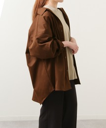【ZIP FIVE】【Cooker Shirt】高密度オーバーサイズシェフワークビックシャツ